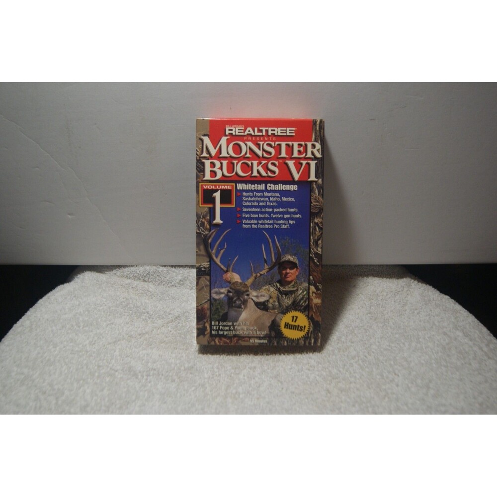 Monster Bucks VI Vol. 1 (VHS) Deer Hunting Sports 17 Hunts